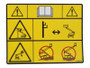 JLG Part # 1705921 | DECAL, TIPPING/ELECT. PLF (CE), EA