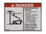 JLG Part # 1706128 | DECAL,DANGER ELECTROCUTION, EA