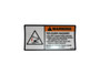 JLG Part # 1706133 | DECAL,TIP-OVER (ENG)(DRIVE), EA