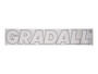 JLG Part # 1706184 | DECAL,GRADALL WHITE 12", EA
