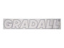 JLG Part # 1706184 | DECAL,GRADALL WHITE 12", EA