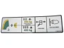 JLG Part # 1706770 | DECAL, 500LBS CAPACITY (PLF), EA