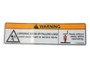 JLG Part # 1706850 | DECAL, CRUSH HAZARD WARNING, EA