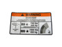 JLG Part # 1707129 | DECAL,750LB DUAL CAP (MTB)DOM1, EA