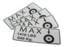 JLG Part # 2901701 | DECAL,MAX TIRE(D/C/L/B/J), EA