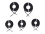 JLG hose kit components neatly arranged, highlighting OEM-quality parts designed for reliable maintenance and service.