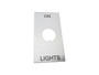 JLG Part # 3250585 | NAMEPLATE, LIGHT, EA