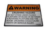 JLG Part # 1702284 | DECAL, (CRUSH HAZARD), EA