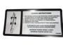 JLG Part # 1703403 | DECAL,TOW INSTR, EA