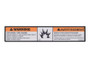 JLG Part # 1704340 | DECAL,WARN BATT VENT (CAN), EA