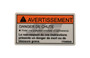 JLG Part # 1704804 | DECAL, WARNING FALL HAZARD (CA, EA