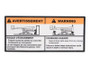 JLG Part # 1706569 | DECAL,CRUSHING (ENG,FRE), EA
