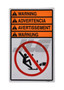 JLG Part # 4106991 | DECAL NO RIDERS WARNING INTER, EA