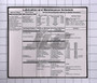 JLG Part # 4107352 | DECAL LUBE & MAINT CHART, EA