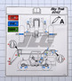 JLG Part # 4110342 | DECAL LUBRICATION CHART 6042 L, EA