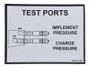JLG Part # 91143162 | DECAL - TEST PORT, EA