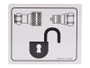 JLG Part # 91503112 | DECAL AUX HYD., EA