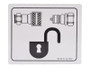 JLG Part # 91503112 | DECAL AUX HYD., EA