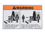 JLG Part # 91563157 | DECAL,STEERED WHEELS, EA