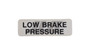 JLG Part # 10124863 | DECAL, WARNING - BRAKE LIGHT -, EA