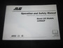 JLG Part # 3121170 | MNL,1250AJP GBL OPERATOR/SAFE, EA