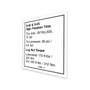 Genie Lift Part # 133095GT - DECAL,NOTICE,HI FLOAT TIRES, EA