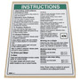 Genie Lift Part # 228931GT - DECAL,OP INST,PCON,GS-46,ANSI, EA