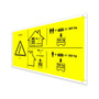 Genie Lift Part # 228936GT - DECAL,SYM MAX CAP 363 KG,CE, EA