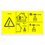 Genie Lift Part # 228940GT - DECAL,SYM MAX CAP 318 KG,CE, EA