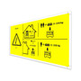 Genie Lift Part # 228940GT - DECAL,SYM MAX CAP 318 KG,CE, EA