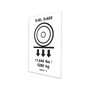 Genie Lift Part # 229743GT - DECAL,LABEL,WHEEL LOAD S60X, EA