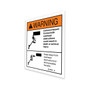 Genie Lift Part # 231442GT - DECAL,DANGER,COLLISION HAZ, EA