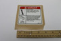 Genie Lift Part # 237117GT - DECAL,DANGER-TIP-OVR,BATT,J305, EA