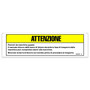 Genie Lift Part # 52675ITGT - DECAL, CAUTION, DAMAGD MACHINE, EA