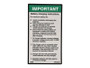 JLG Part # 1704446 | DECAL,CHARGING INSTR, EA