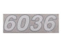 JLG Part # 4110121 | DECAL 6036 MODEL NUMBER, EA