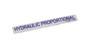 JLG Part # SJ118711 | SJ-VL, HYDRAULIC PROP LABEL, EA