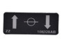 JLG Part # SJ108328 | SJ-UP/DOWN PICT LABEL, EA