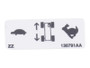 JLG Part # SJ130791 | SJ-RANGE LOW/HIGH LABEL, EA