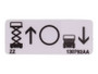 JLG Part # SJ130792 | SJ-LIFT/UP/OFF/DOWN LABEL, EA