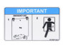 JLG Part # 1001162814 | DECAL,REAR WINDOW EXIT (ASME), EA