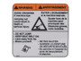 JLG Part # 1001163321 | DECAL,WARNING DO NOT JUMP, EA