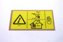 Genie Lift Part # 230805GT - DECAL,DANGER,MAN FRC, GS2669, EA