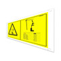 Genie Lift Part # 133015GT - DECAL,DANGER,ELEC.HAZ SYMB, EA