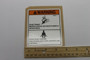 Genie Lift Part # 237599GT - DECAL WARNING WEAR SEAT BELT, EA