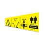 Genie Lift Part # 161687GT - DECAL,MAX CAP SIDE FORCE SYM ANSI, EA