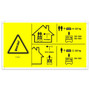 Genie Lift Part # T112808GT - DECAL,SYM MAX CAP 227 KG,CE, EA