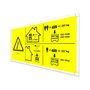 Genie Lift Part # T112808GT - DECAL,SYM MAX CAP 227 KG,CE, EA