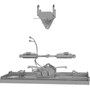 Genie Lift Part # 1255637GT - SVC KIT,72"SWING FORK(QA)10K, EA