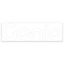 Genie Lift Part # 1257994GT - DECAL, GENIE, T4i FBG ENG COVER, WHITE, 844D, EA